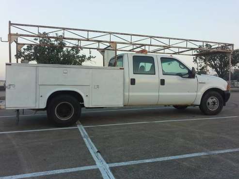 FORD F350 SUPER DUTY DIESEL UTILITY TRUCK - cars & trucks - by... for sale in South Houston, TX