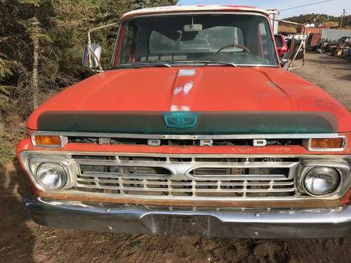 1966 Ford 100 custom cab pickup - cars & trucks - by owner - vehicle... for sale in Basalt, CO