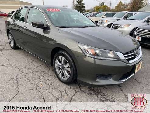 2015 HONDA ACCORD LX! STOP IN TODAY TO TEST DRIVE!!! - cars & trucks... for sale in N SYRACUSE, NY