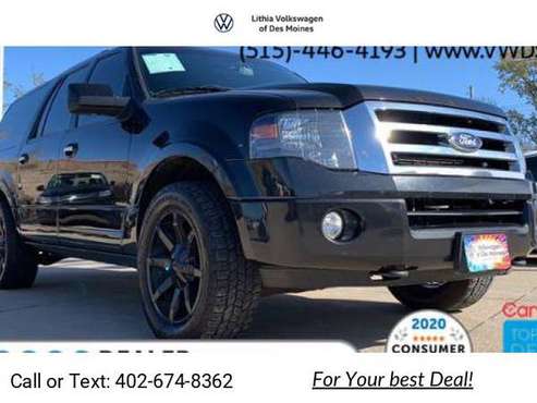 2013 Ford Expedition EL Limited suv Black - cars & trucks - by... for sale in Johnston, NE