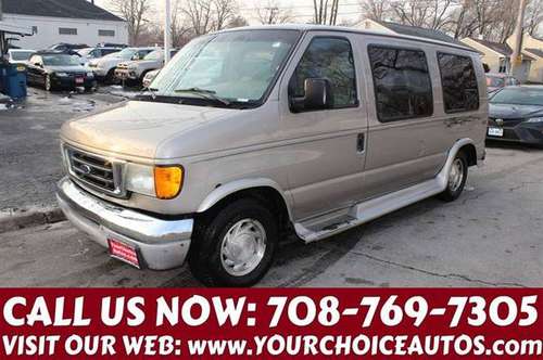 2003 *FORD *E-150 XLT*CARGO VAN HUGE SPACE ALLOY GOOD TIRES B01464 for sale in posen, IL