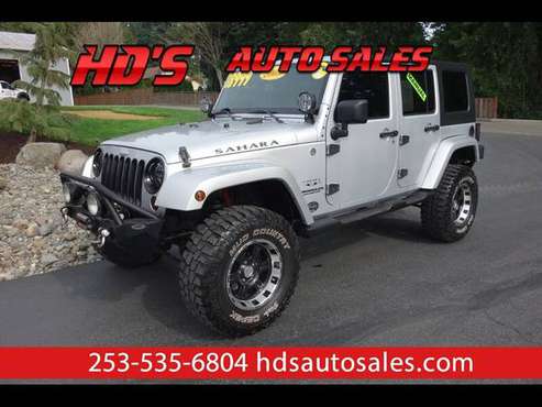 2008 Jeep Wrangler Unlimited Sahara 4WD LOCAL NO ACCIDENT CARFAX!!! LI for sale in PUYALLUP, WA
