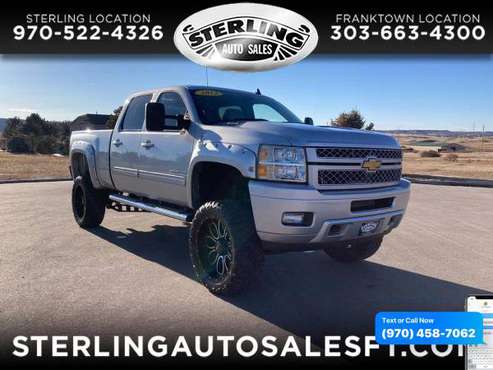 2012 Chevrolet Chevy Silverado 2500HD 4WD Crew Cab 153 LT for sale in Sterling, CO