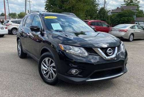 2015 Nissan Rogue SL-49k Miles-Roof-Leather-Navi-Warranty-Like New -... for sale in Lebanon, IN