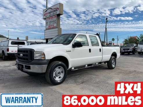 2005 FORD F350 CREW CAB LONG BED 4X4 86,000 MILES - cars & trucks -... for sale in SAINT PETERSBURG, FL