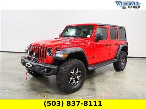2019 Jeep Wrangler 4x4 4WD Certified Unlimited Rubicon SUV - cars &... for sale in Wilsonville, OR