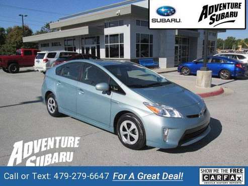 2014 Toyota Prius Four hatchback Green - cars & trucks - by dealer -... for sale in Fayetteville, AR