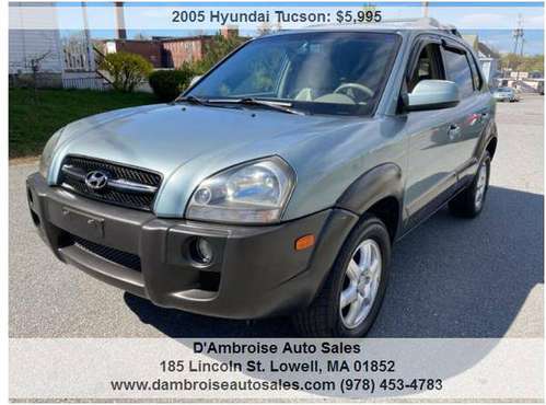 2005 Hyundai Tucson GLS 4dr 4WD SUV 1 OWNER 90 DAY WARRANTY! for sale in LOWELL, RI