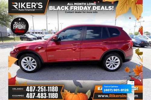 2013 BMW X3 xDrive28i - cars & trucks - by dealer - vehicle... for sale in Orlando, FL