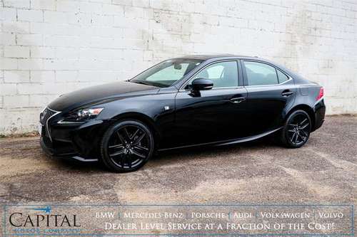 Incredible Stance! All-Wheel Drive Lexus IS250 F-SPORT w/LEDs, Nav,... for sale in Eau Claire, WI