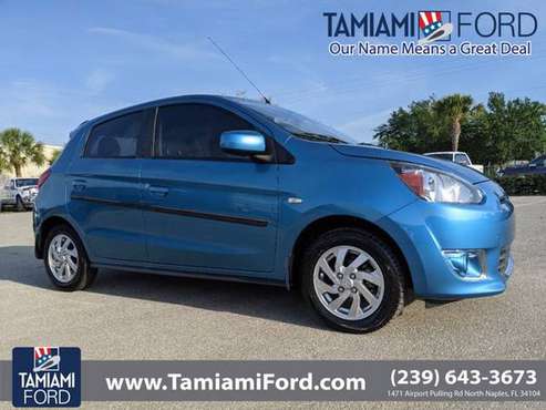 2014 Mitsubishi Mirage Sapphire Blue Call Today BIG SAVINGS for sale in Naples, FL
