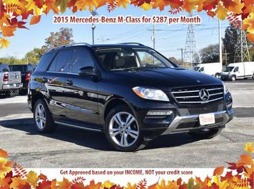 Get a 2015 Mercedes-Benz M-Class for $287/mo BAD CREDIT NO PROBLEM -... for sale in Bensenville, IL