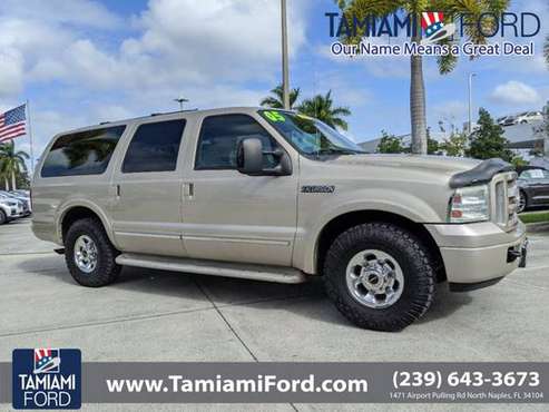 2005 Ford Excursion Pueblo Gold Clearcoat Metallic - cars & trucks -... for sale in Naples, FL