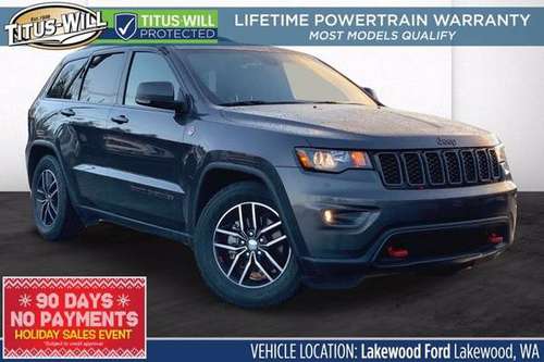 2017 Jeep Grand Cherokee 4x4 4WD Trailhawk SUV - cars & trucks - by... for sale in Lakewood, WA