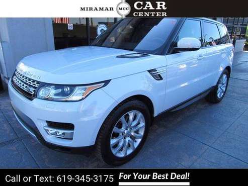2017 Land Rover Range Rover Sport HSE suv White - cars & trucks - by... for sale in San Diego, CA