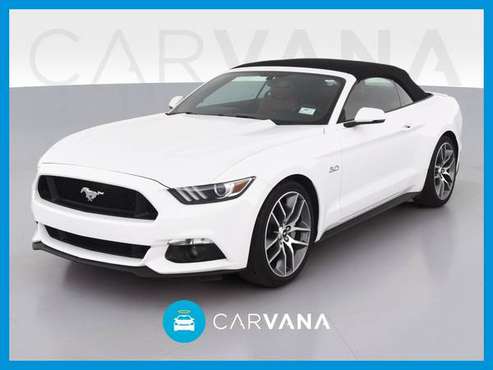 2015 Ford Mustang GT Premium Convertible 2D Convertible White for sale in College Station , TX
