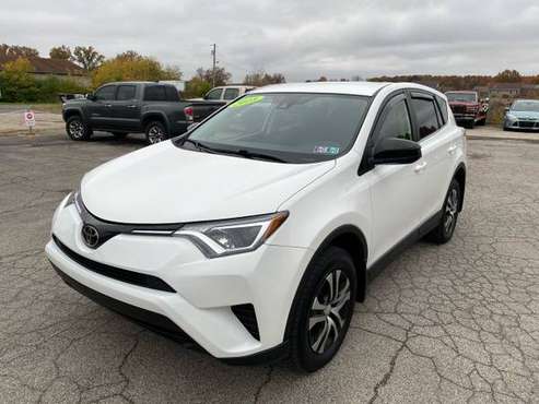 2018 Toyota RAV4 White **WON'T LAST** - cars & trucks - by dealer -... for sale in Canfield, OH