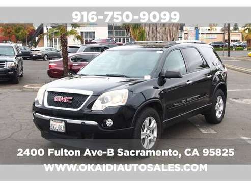 2012 GMC Acadia SL***3RD ROW***SMOOTH RIDE***LOW MILES*** 4dr SUV -... for sale in Sacramento , CA