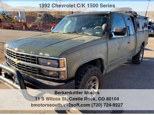 1992 Chevrolet C/K 1500 Series In House Financing For Those Who... for sale in Castle Rock, CO