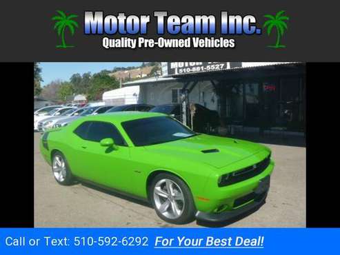 2017 Dodge Challenger R/T Plus Green GOOD OR BAD CREDIT! for sale in Hayward, CA
