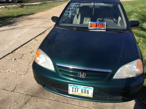 2001 Honda Civic LX 5 speed - cars & trucks - by owner - vehicle... for sale in Davenport, IA