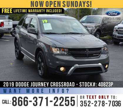 2019 DODGE JOURNEY CROSSROAD *** Camera, Touch Screen *** - cars &... for sale in Alachua, FL