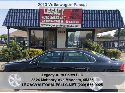 2013 Volkswagen Passat 4dr Sdn 2.5L Auto SE PZEV - cars & trucks -... for sale in Modesto, CA