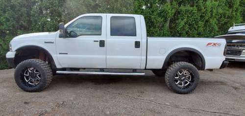 05 F250 XLT Crew Cab Lifted Bulletproofed Diesel 4x4 REDUCED for sale in Somerset, PA