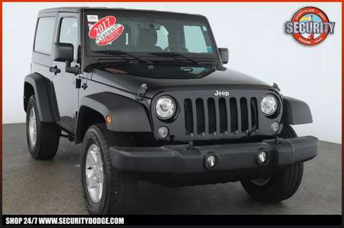 2017 Jeep Wrangler Sport 4x4 - cars & trucks - by dealer - vehicle... for sale in Amityville, NY