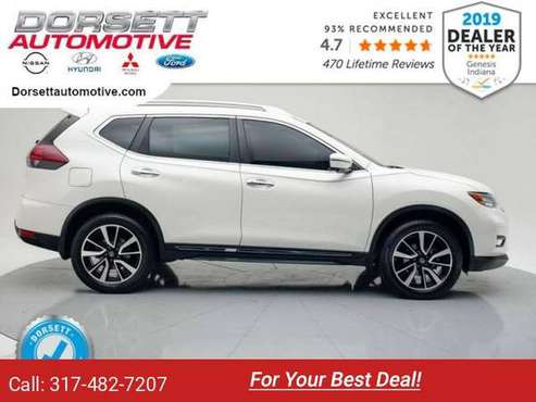 2018 Nissan Rogue hatchback Pearl White - cars & trucks - by dealer... for sale in Terre Haute, IN