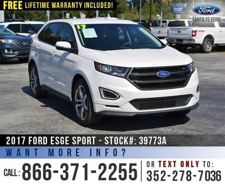 ‘17 Ford Edge Sport AWD *** SYNC, Homelink, SIRIUS, Touchscreen *** for sale in Alachua, FL