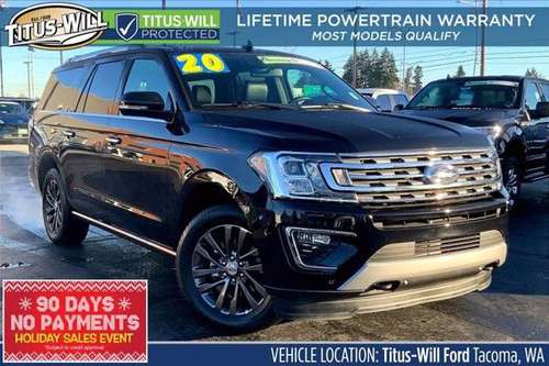 2020 Ford Expedition Max 4x4 4WD Limited SUV - cars & trucks - by... for sale in Tacoma, WA
