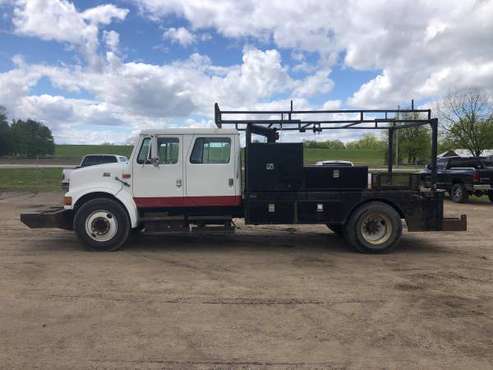 1998 INTERNATIONAL 4700 CREW CAB SERVICE TRUCK - cars & trucks - by... for sale in Avon, MS