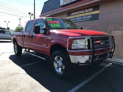 2005 FORD F350 XLT 4X4 CREW CAB TURBO DIESEL 6 SPEED MANUAL. - cars... for sale in Medford, OR