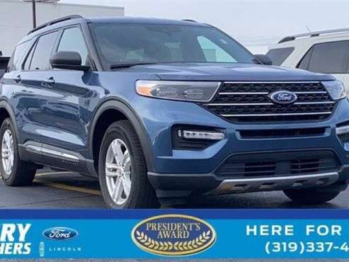 2020 Ford Explorer XLT suv Blue - - by dealer for sale in Iowa City, IA
