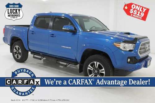 2017 TOYOTA TACOMA DOUBLE CAB for sale in El Paso, TX