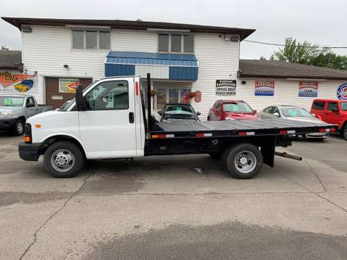 ★★★ 2009 Chevrolet G3500 Flatbed with Dump ★★★ - cars & trucks - by... for sale in Grand Forks, ND