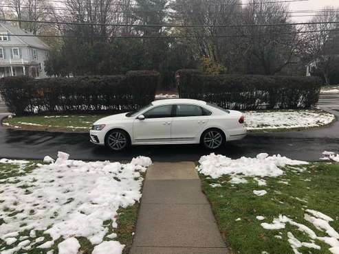 2016 VW Passat R Line White, 38k miles - cars & trucks - by owner -... for sale in Brookline, MA