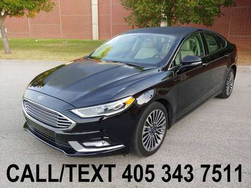 2018 FORD FUSION TITANIUM LOW MILES! LEATHER! NAV! CLEAN CARFAX!... for sale in Norman, TX