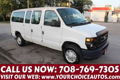 2012 *FORD* *E-350* XLT 94K 1OWNER 12-PASSENGER VAN TOW LEATHER... for sale in posen, IL