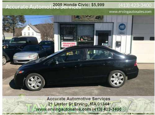 2009 Honda Civic LX - - by dealer - vehicle automotive for sale in Erving, MA