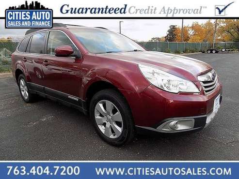 2012 *Subaru* *Outback* *4d SUV i Premium CVT* RED - cars & trucks -... for sale in Crystal, MN