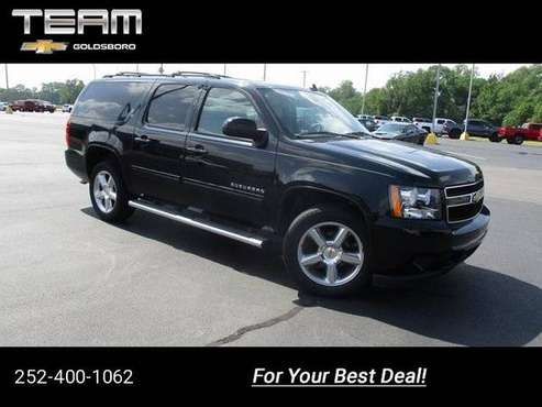 2013 Chevy Chevrolet Suburban 1500 LT suv Black - - by for sale in Goldsboro, NC