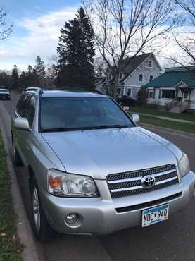 2007 limited edition hybrid toyota highlander - - by for sale in Duluth, MN