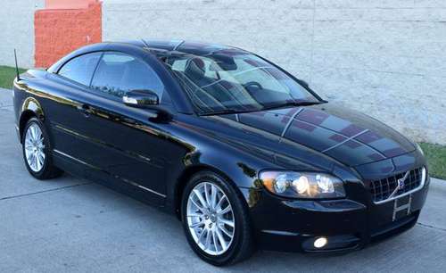 Black 2008 Volvo C70 T5 - Hardtop Convertible - Black Leather - cars... for sale in Raleigh, NC