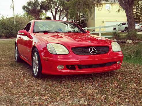 Red Convertible Mercedes slk 230 2003 - - by dealer for sale in TAMPA, FL