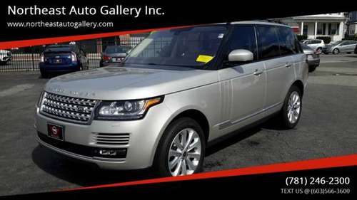 2014 Land Rover Range Rover HSE 4x4 4dr SUV with for sale in Wakefield, MA