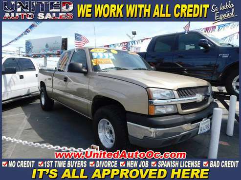 2004 Chevrolet Chevy Silverado 1500 Ext. Cab Long Bed 4WD - cars &... for sale in midway city, CA