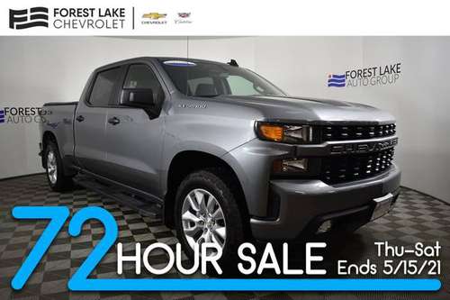 2020 Chevrolet Silverado 1500 4x4 4WD Chevy Truck Custom Crew Cab for sale in Forest Lake, MN