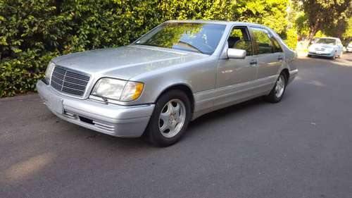 1997 MERCEDES BENZ S500 !!! CLEAN TITLE, SILVER/BLACK for sale in Pasadena, CA